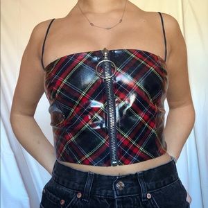Plaid Vinyl Top